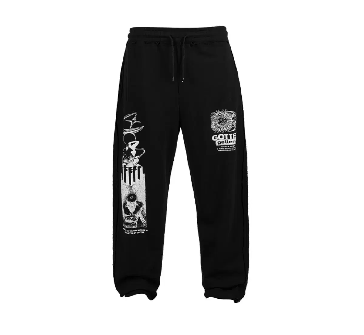 가터갤러리 스웻팬츠 블랙 M METONIC CYCLE SWEATPANTS